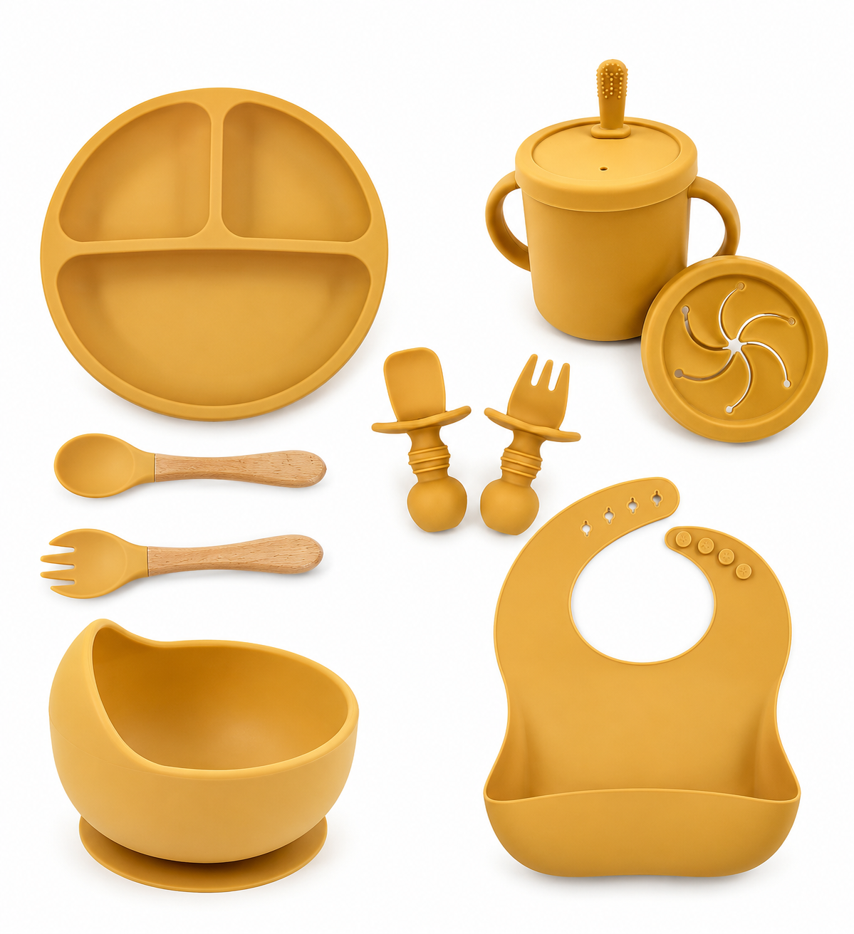 BPA Free Silicone Baby Feeding Set Loxevi