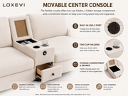 Corduroy Sofa Loxevi