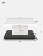 Glass Coffee Table Loxevi