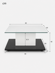 Glass Coffee Table Loxevi