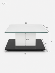 Glass Coffee Table Loxevi