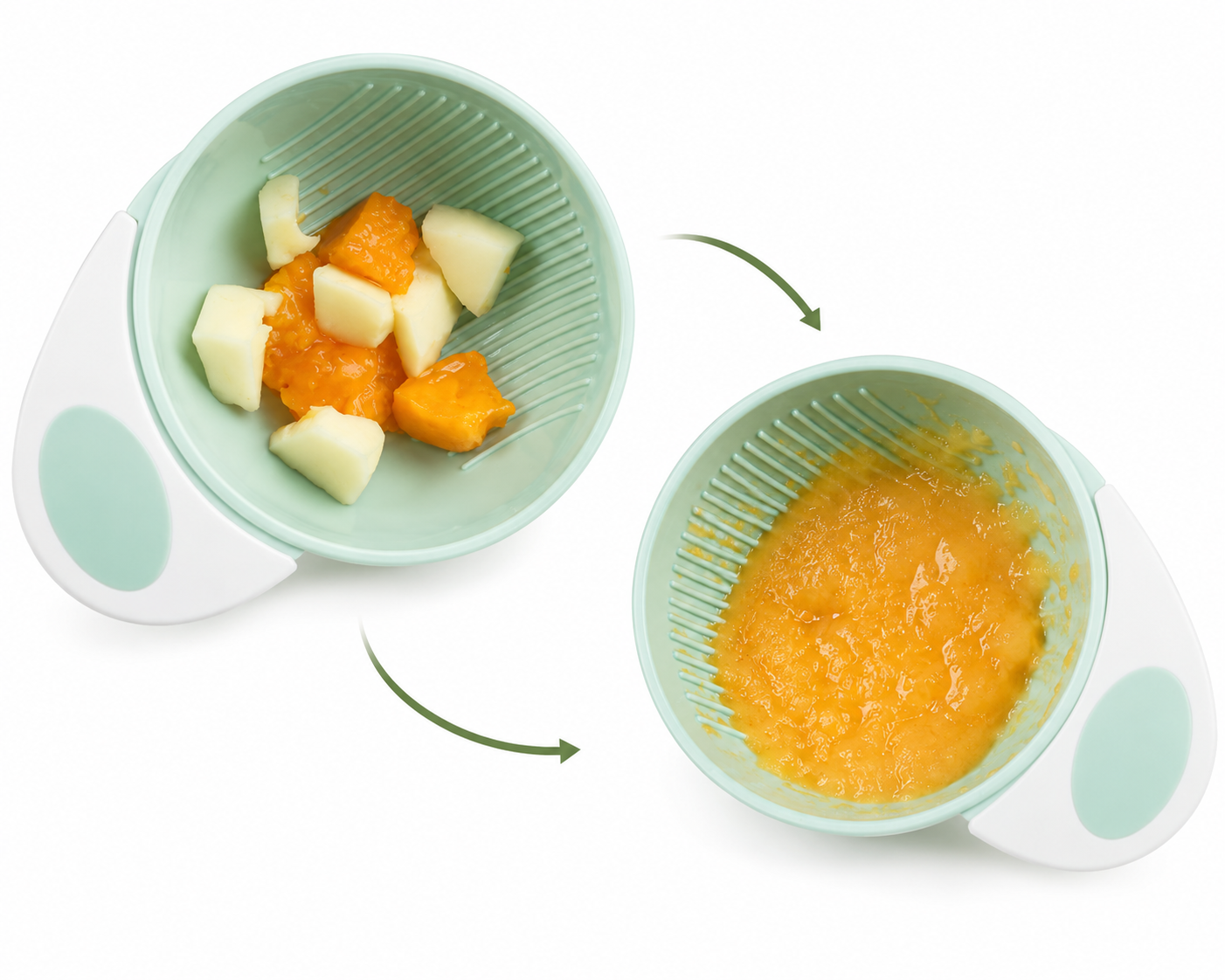Manual Baby Food Grinding Bowl Set Loxevi