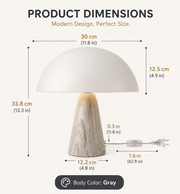 Mushroom Shaped Bedside Table Lamp Loxevi