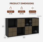 Loxevi Kids Wooden Storage Cabinet – Stylish Organization for Every Room