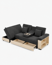 Chenille Sleeper Sofa Loxevi