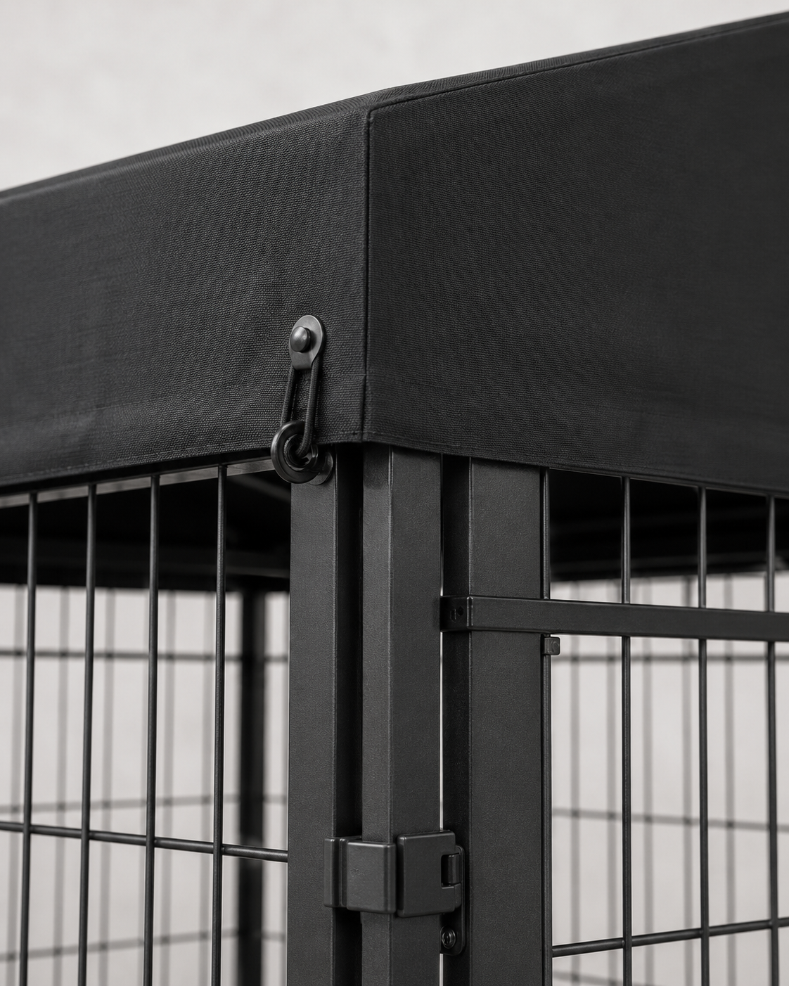 Heavy Duty Metal Dog Kennel with Roof Loxevi