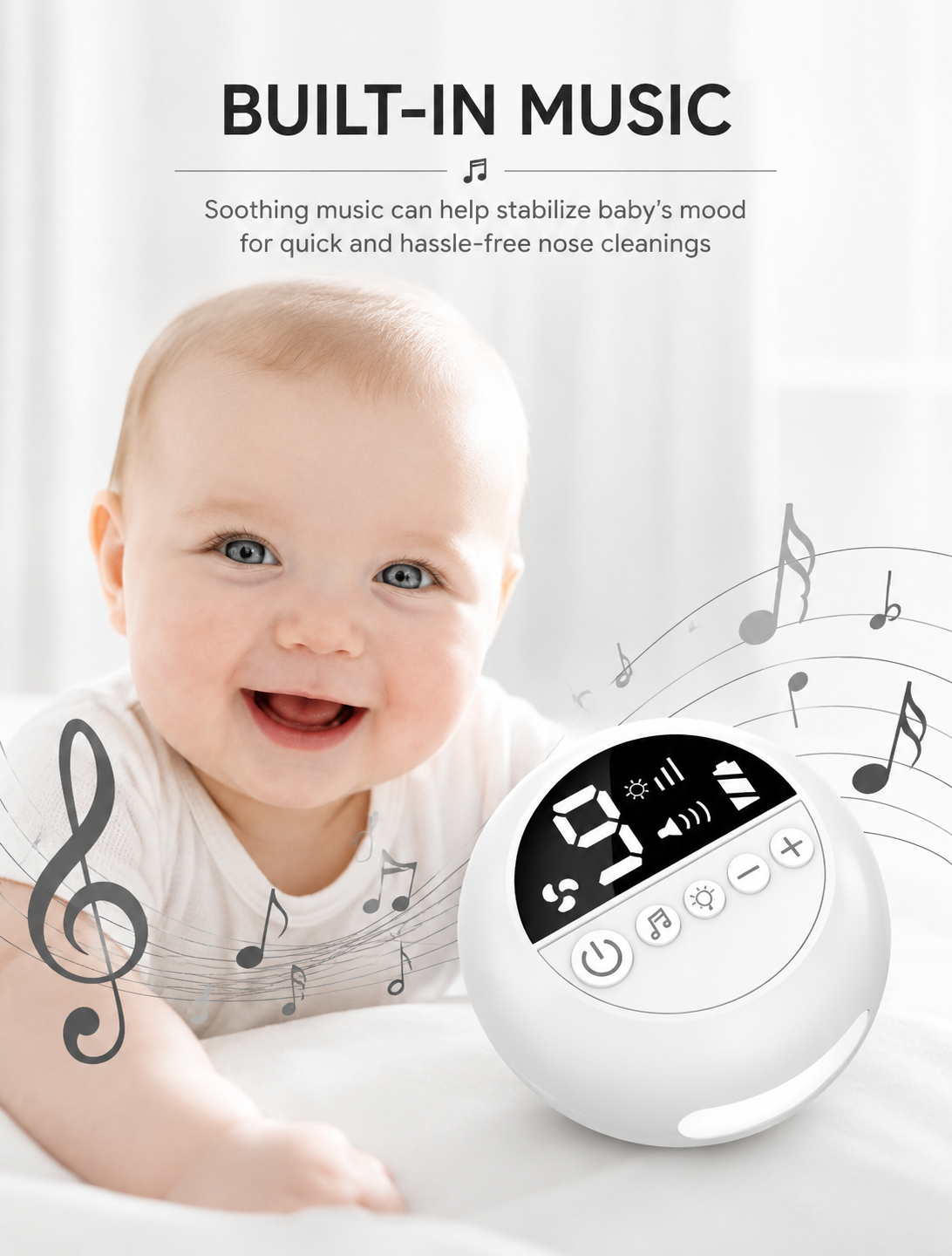 Rechargeable Electric Baby Nasal Aspirator Loxevi