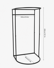 Freestanding Changing Room with Curtain Loxevi