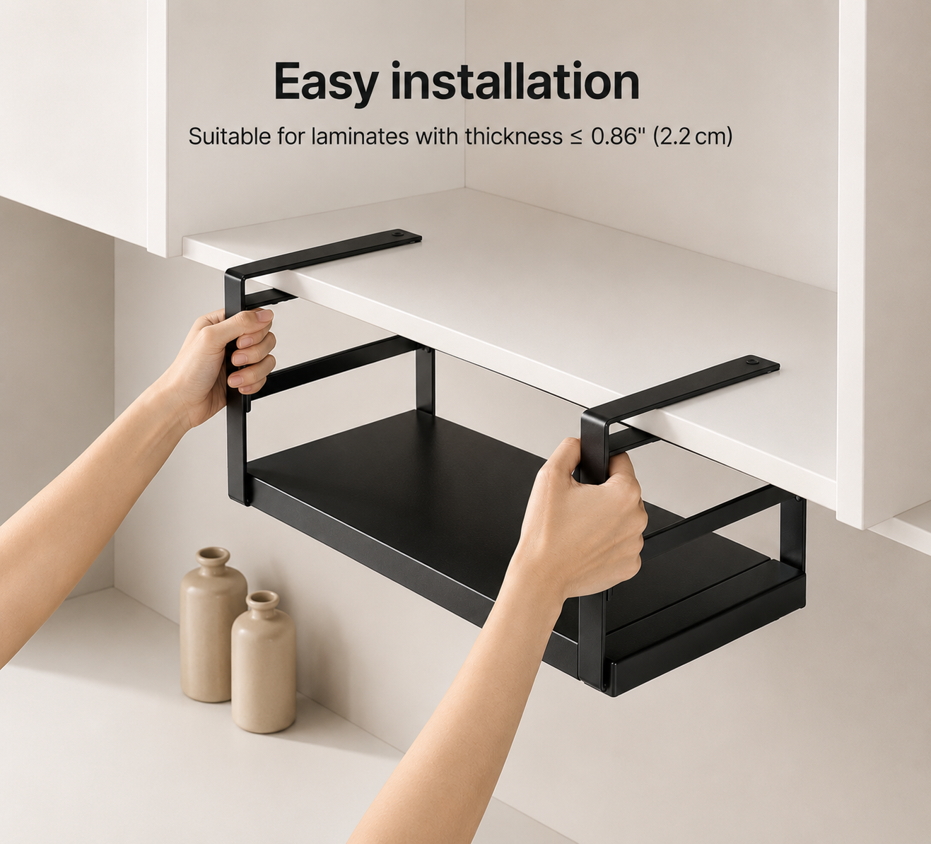 Adjustable Under Shelf Hanging Basket Loxevi
