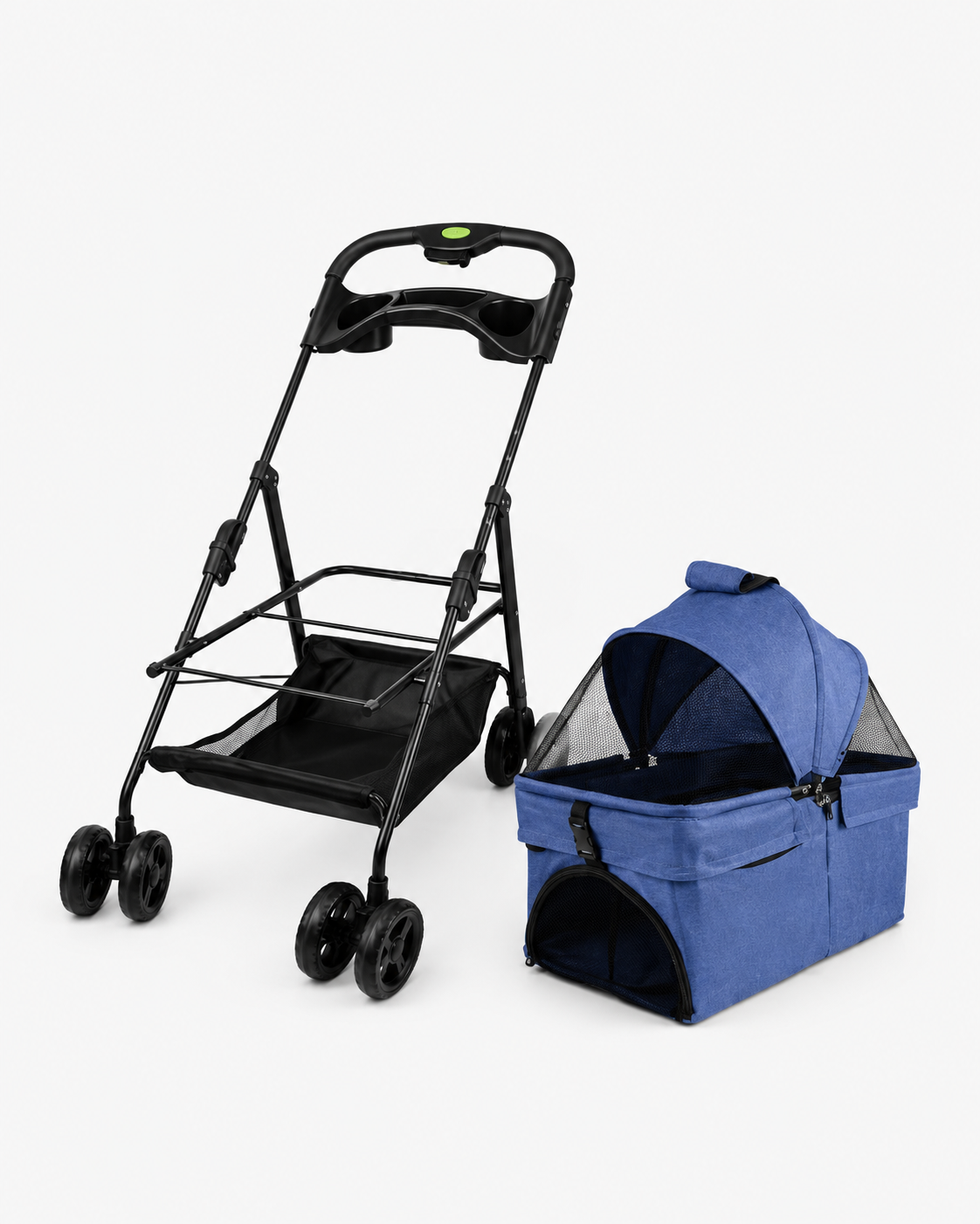 Foldable Pet Stroller with Storage Loxevi