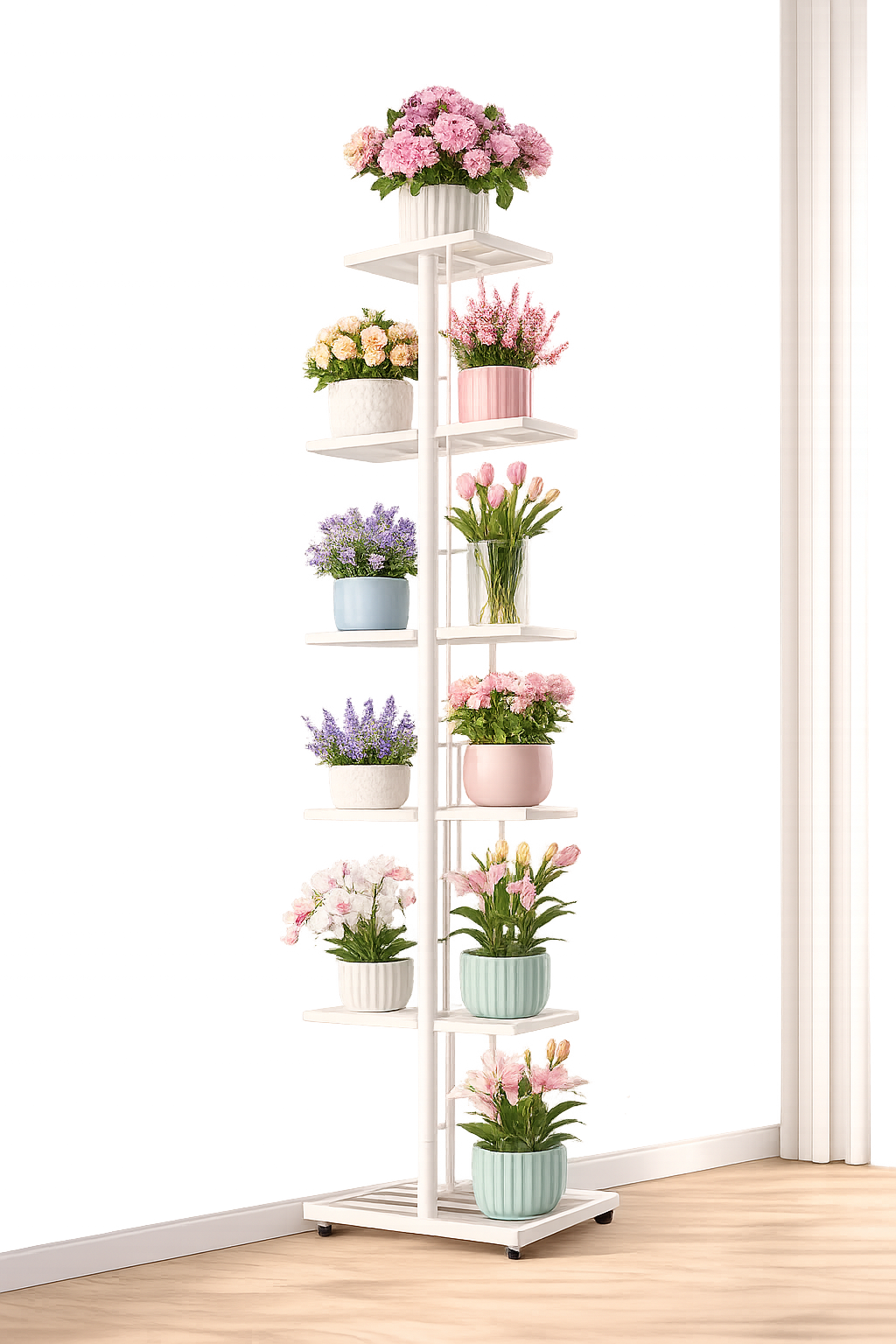 Multi Tier Metal Plant Stand Loxevi