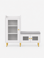 Shoe Storage Cabinet with Bench Loxevi