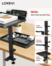 Adjustable Three Tier Desk Organizer Loxevi
