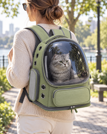 Transparent Bubble Pet Carrier Backpack with Ventilation Loxevi