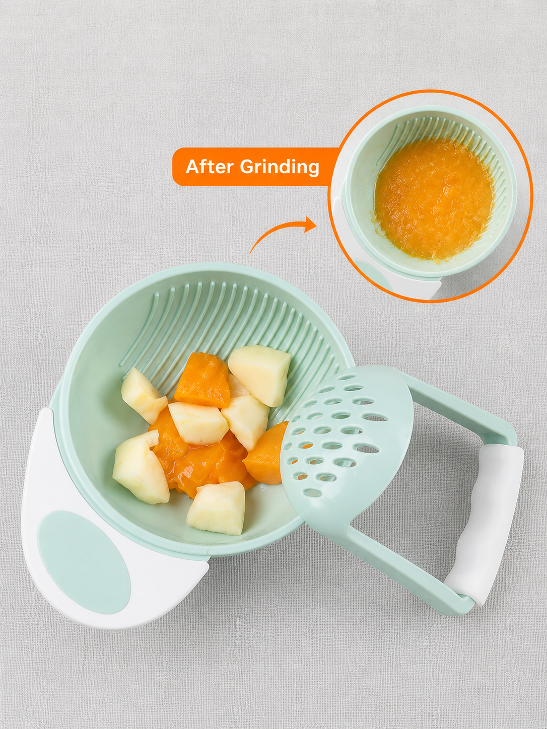 Manual Baby Food Grinding Bowl Set Loxevi