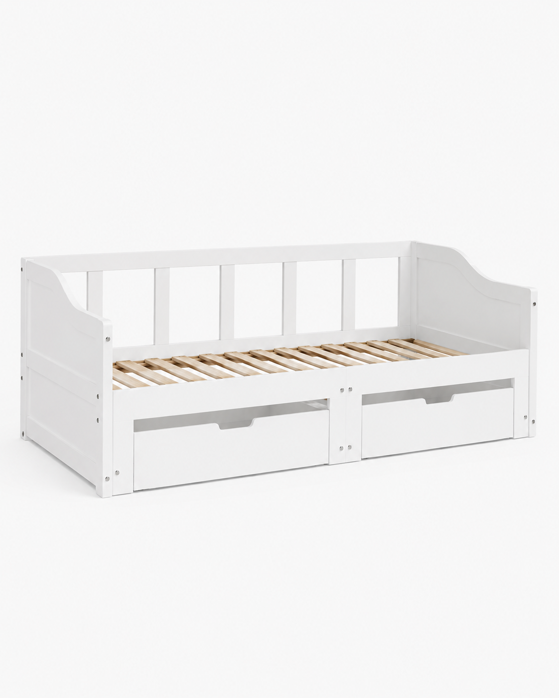 Solid Wood Daybed with Storage Drawers Loxevi