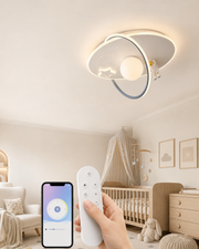 Dimmable Kids Ceiling Light with Remote Loxevi