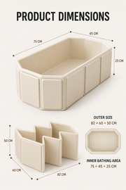 All in One Folding Baby Bath Loxevi