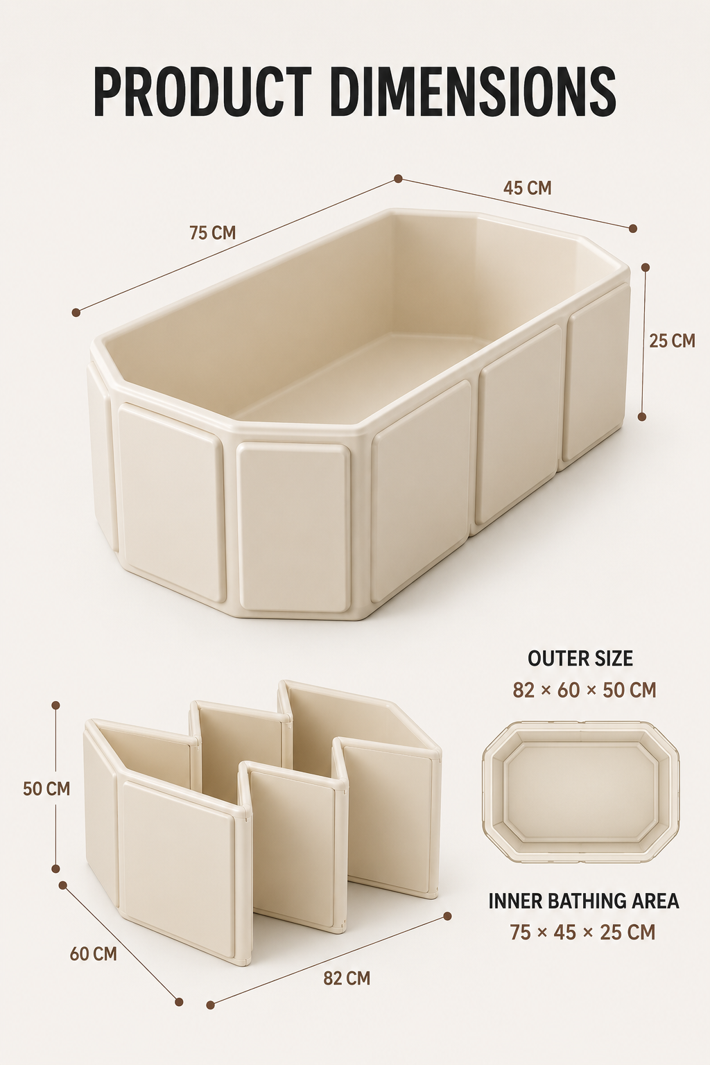 All in One Folding Baby Bath Loxevi
