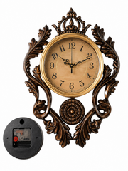 Luxury Gold Metal Wall Clock Loxevi