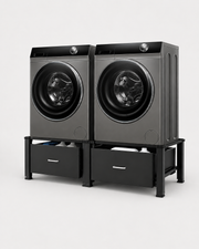 Double Washing Machine Base with Drawers Loxevi