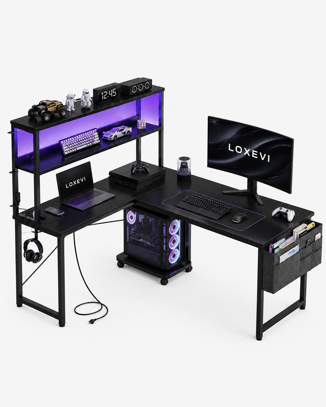 L Shaped Gaming Desk Loxevi
