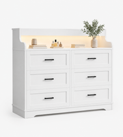 Nordic Six Drawer Dresser Loxevi