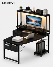 L Shaped Gaming Desk Loxevi