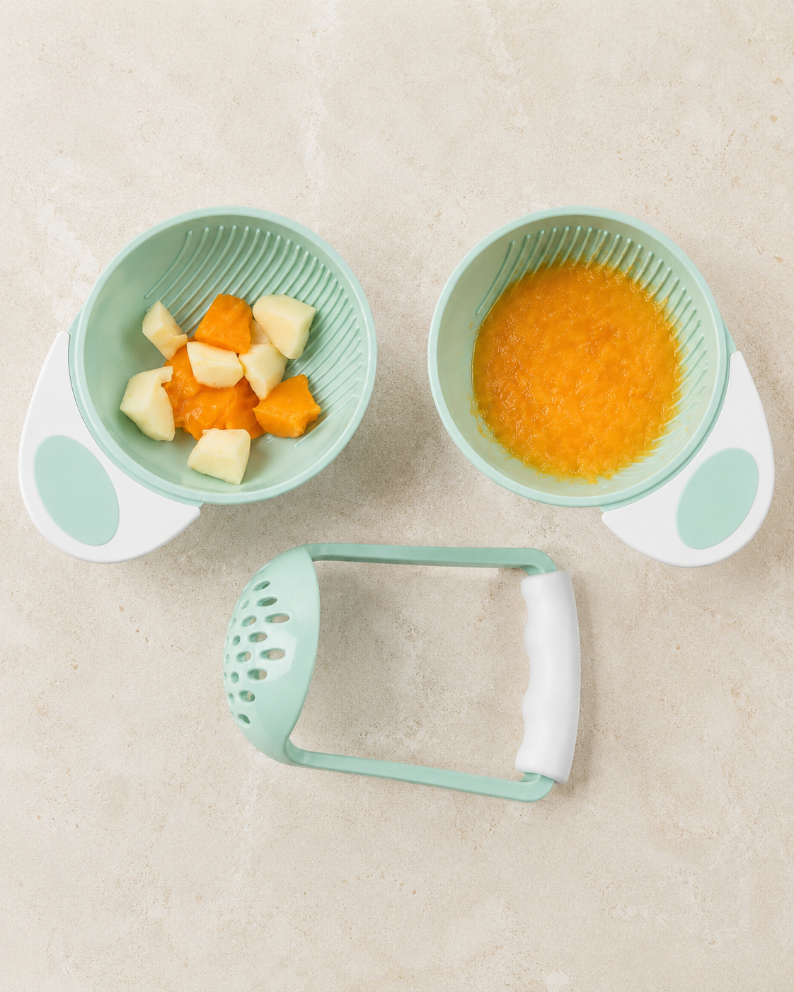 Manual Baby Food Grinding Bowl Set Loxevi
