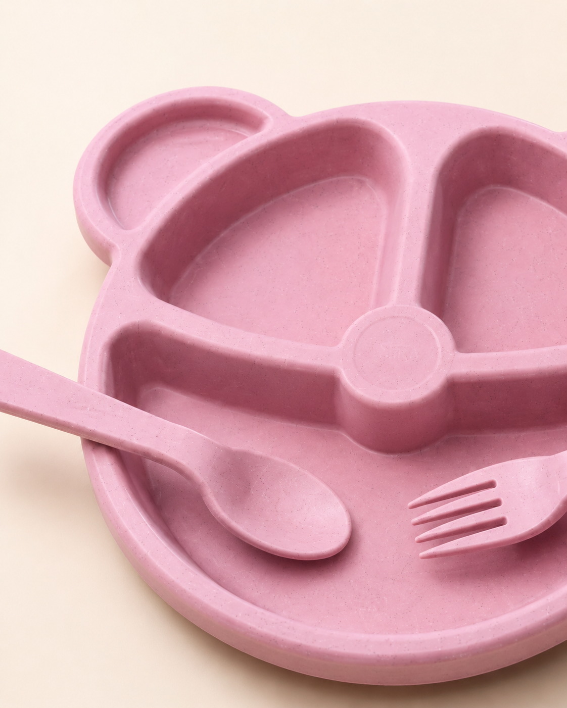 Three Piece Bear Baby Dinnerware Set Loxevi