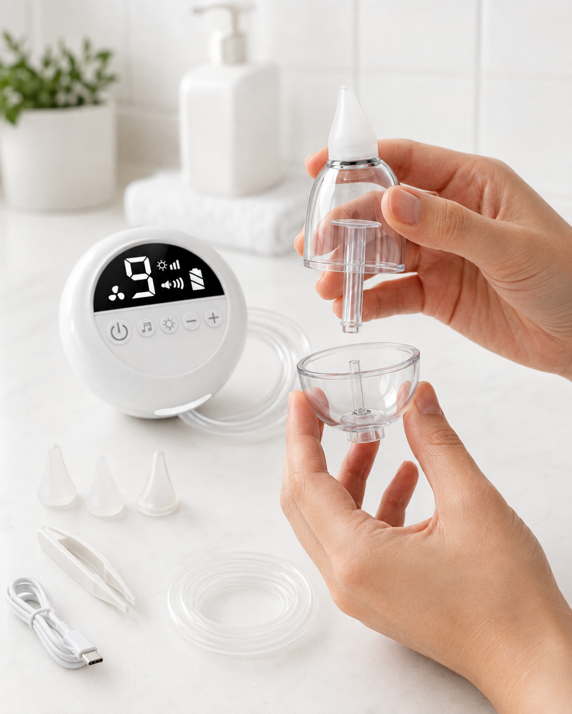 Rechargeable Electric Baby Nasal Aspirator Loxevi