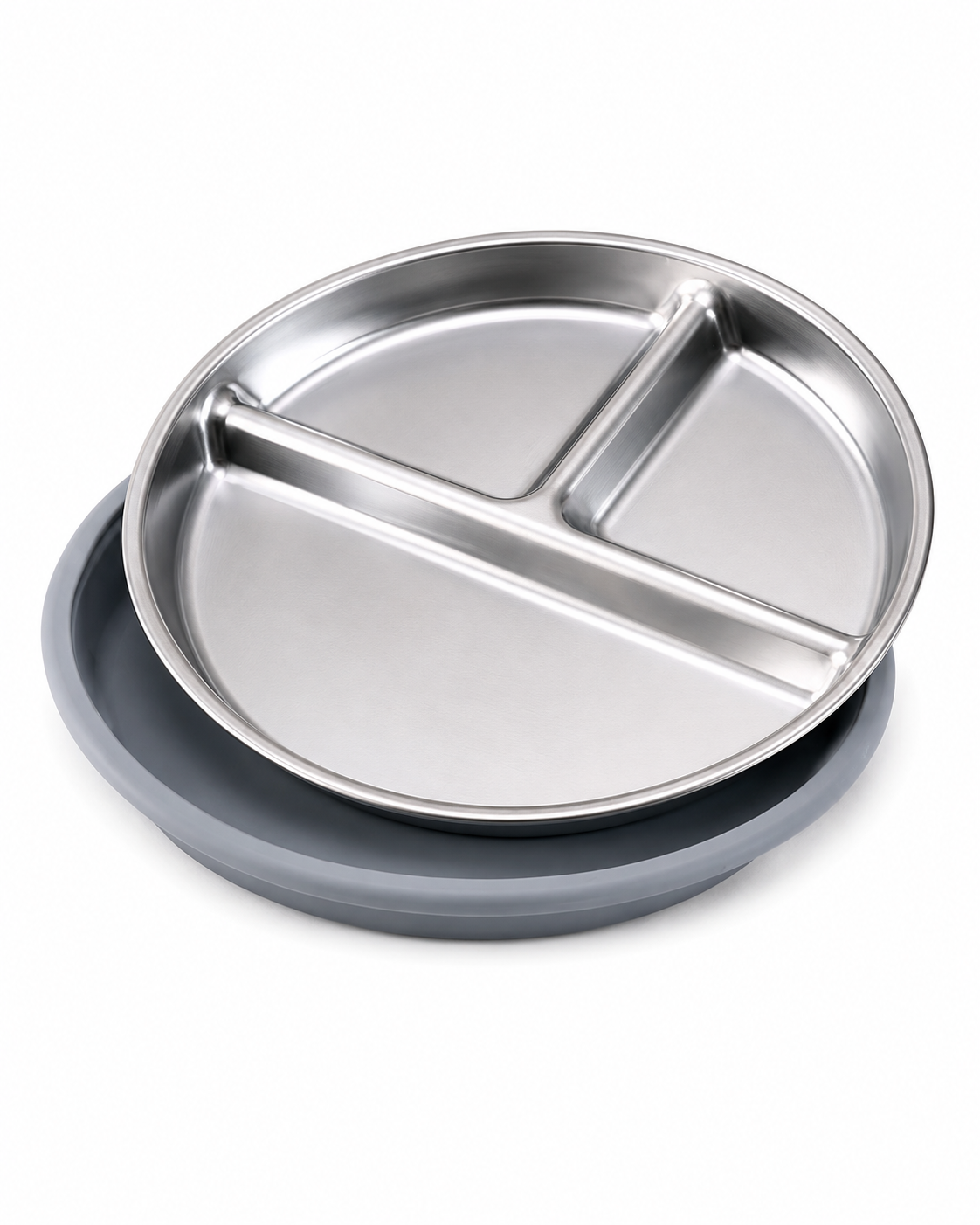 Stainless Steel Suction Baby Plate Loxevi