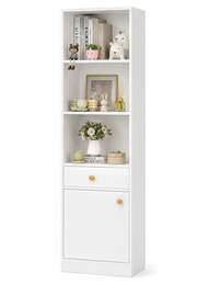 Three Tier Corner Storage Cabinet Loxevi