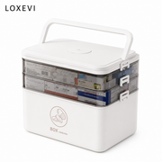 Portable Three Tier Medicine Storage Box Loxevi