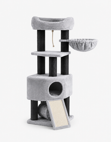 Stable Cat Tree with Thick Posts Loxevi 141 cm
