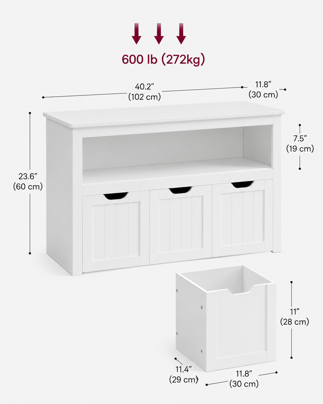 Kids Toy Storage Cabinet Loxevi