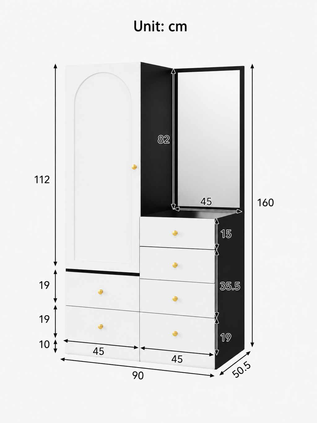 Vanity Wardrobe Loxevi