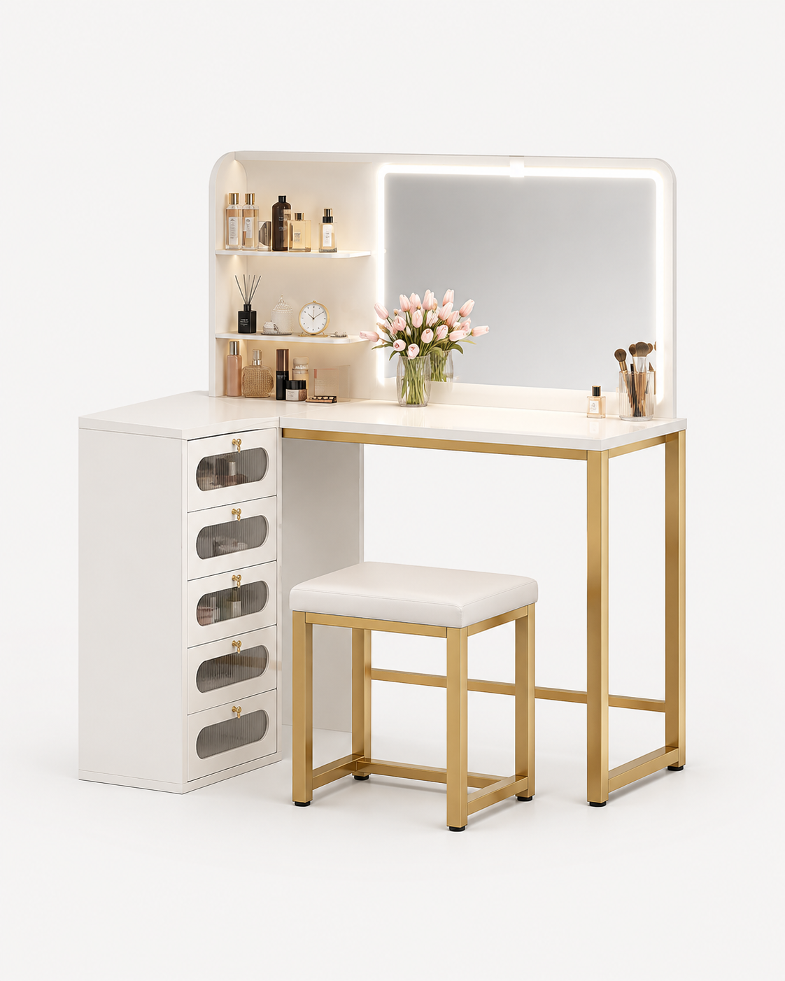 Vanity Table Set Loxevi