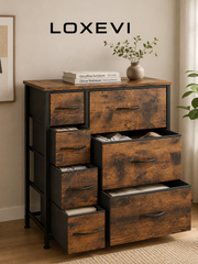 Fabric Storage Dresser Loxevi