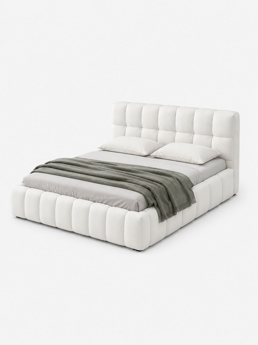 Modern Upholstered Platform Bed Loxevi