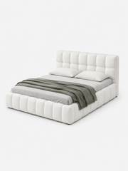 Modern Upholstered Platform Bed Loxevi