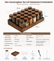 Spice Rack Set Loxevi