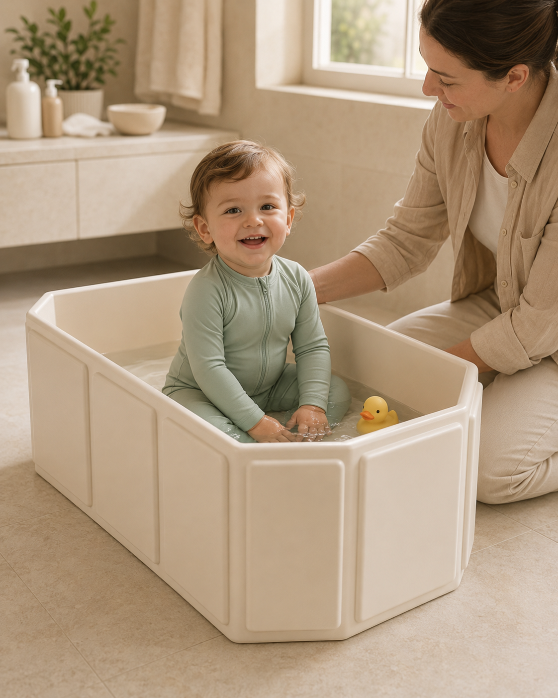 All in One Folding Baby Bath Loxevi