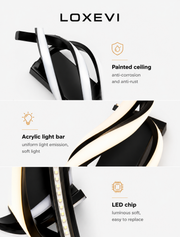 Spiral LED Wall Light Loxevi