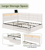 Upholstered Bed Frame Loxevi