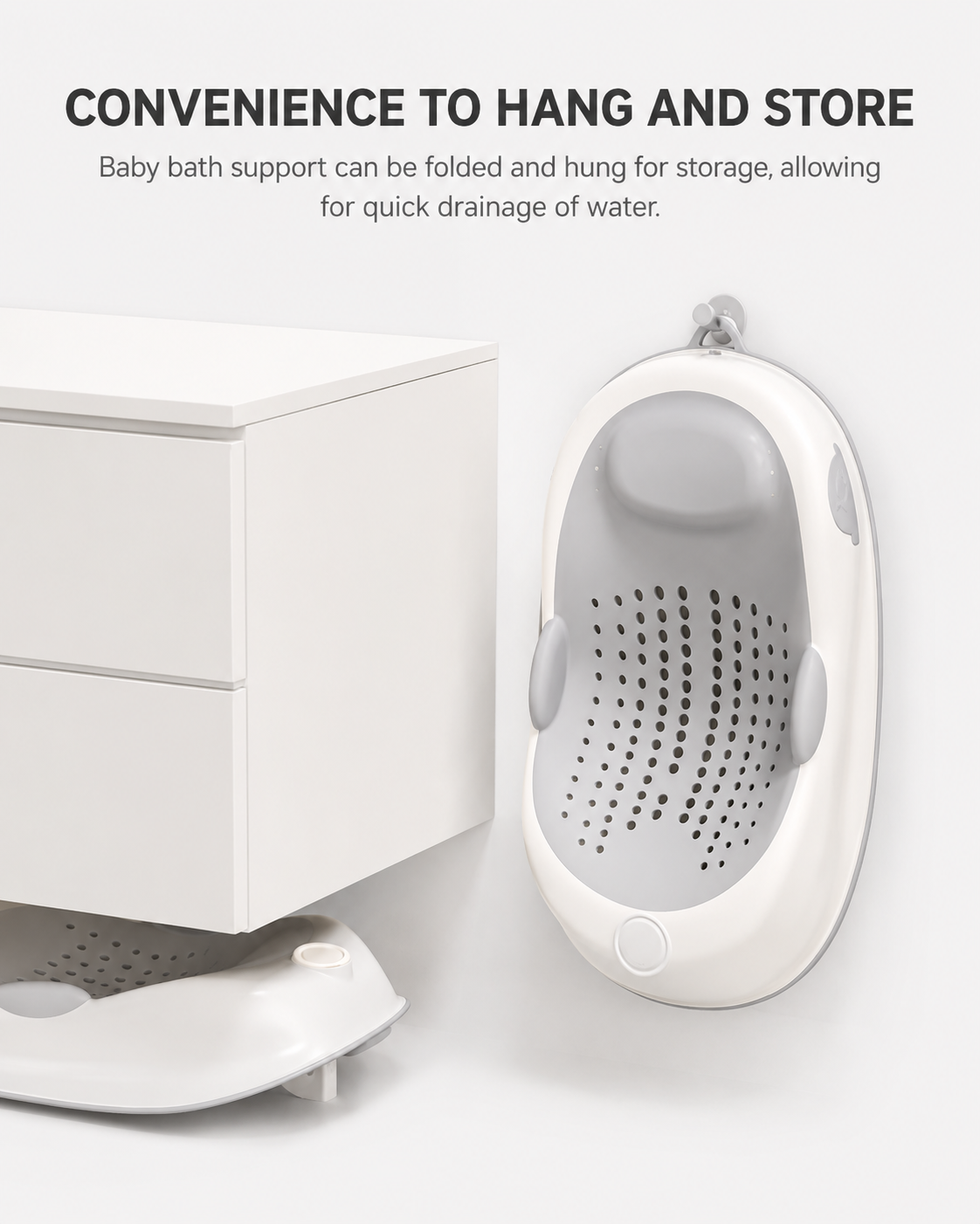 Ergonomic Non Slip Baby Bath Support Loxevi