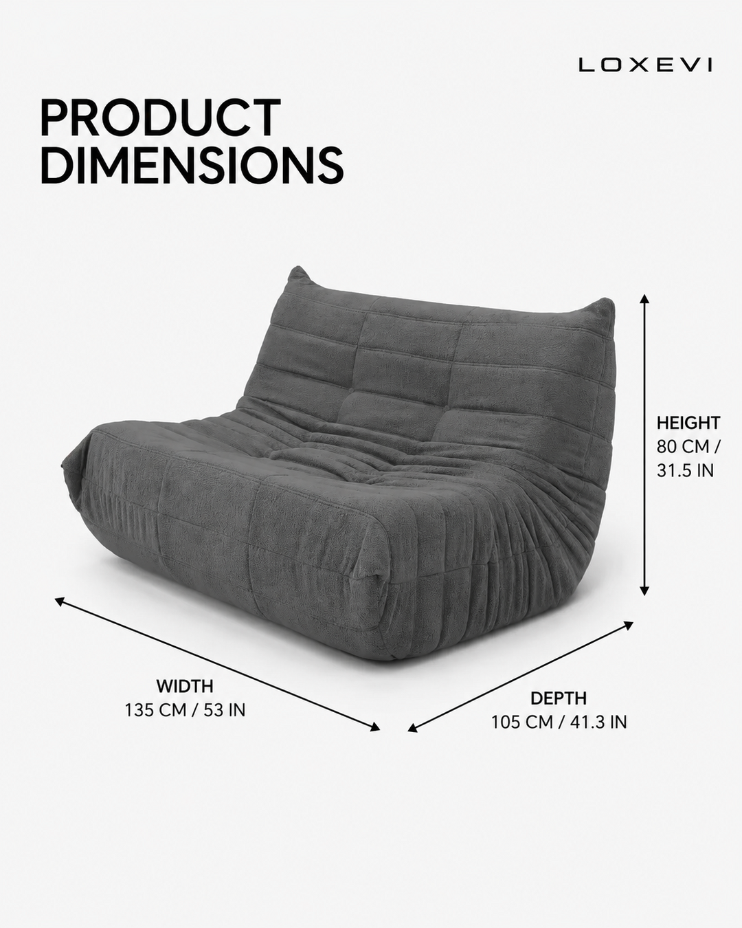 Foam Floor Sofa Loxevi