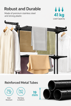 Foldable Clothes Drying Rack Loxevi