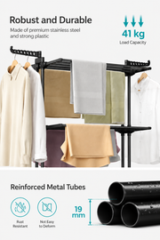 Foldable Clothes Drying Rack Loxevi