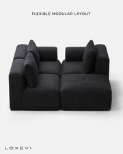 L Shaped Modular Sofa Bed Loxevi